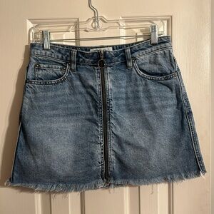 Women’s Free People “We The Free” Blue Jean Miniskirt Size 27